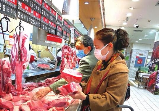 广东:猪肉价格下跌，食品价格上涨，压力减缓

