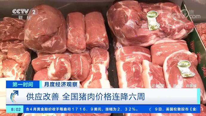 月度经济观察|供应改善全国猪肉价格连续六周下跌，同比下跌19.8%