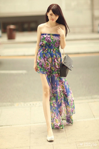夏天+连衣裙+显瘦 美美的出街，很LOOK