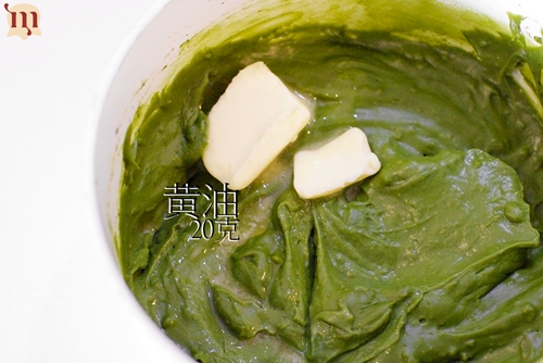 抹茶蜜豆慕斯蛋糕